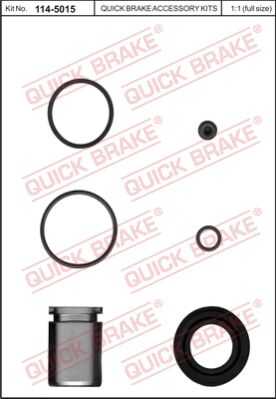 Ремкомплект тормозного суппорта QUICK BRAKE 114-5015