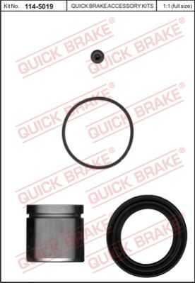 Ремкомплект тормозного суппорта QUICK BRAKE 114-5019