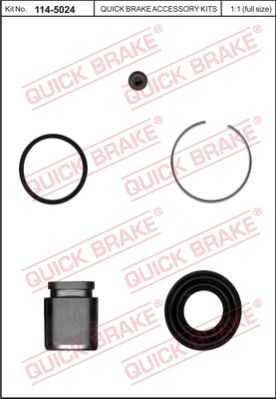 Ремкомплект тормозного суппорта QUICK BRAKE 114-5024