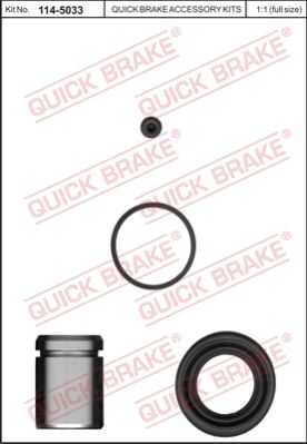 Ремкомплект тормозного суппорта QUICK BRAKE 114-5033