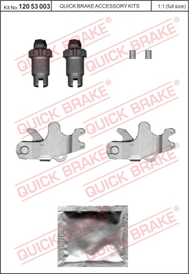 Саморегулятор тормозных колодок QUICK BRAKE 12053003