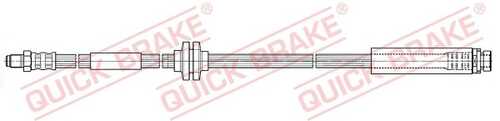 Шланг тормозной задний QUICK BRAKE 37.936