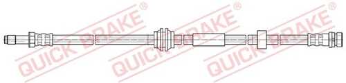 Шланг тормозной передний QUICK BRAKE 37.939
