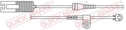 Сигнализатор износа тормозных колодок QUICK BRAKE WS0154A