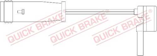 Сигнализатор износа тормозных колодок QUICK BRAKE WS0162A