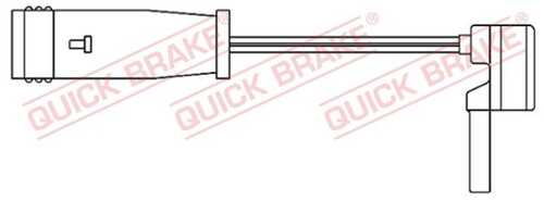 Сигнализатор износа тормозных колодок QUICK BRAKE WS0196A