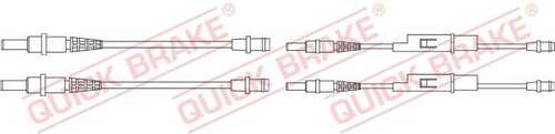 Сигнализатор износа тормозных колодок QUICK BRAKE WS0256A
