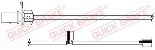 Сигнализатор износа тормозных колодок QUICK BRAKE WS0379A