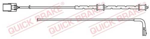 Датчик износа дисковых тормозных колодок QUICK BRAKE WS0406A
