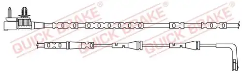 Датчик износа тормозных колодок QUICK BRAKE WS0413A