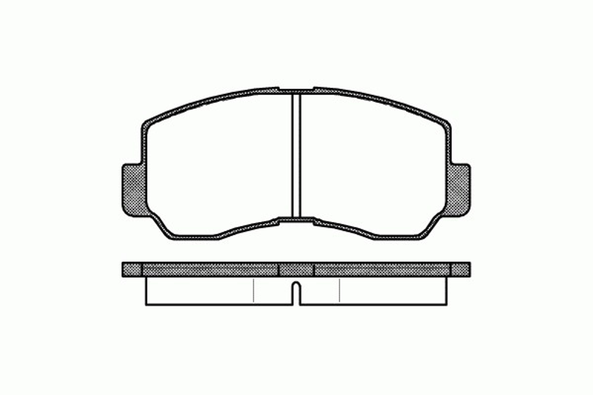 Колодки тормозные дисковые REMSA 0094.40