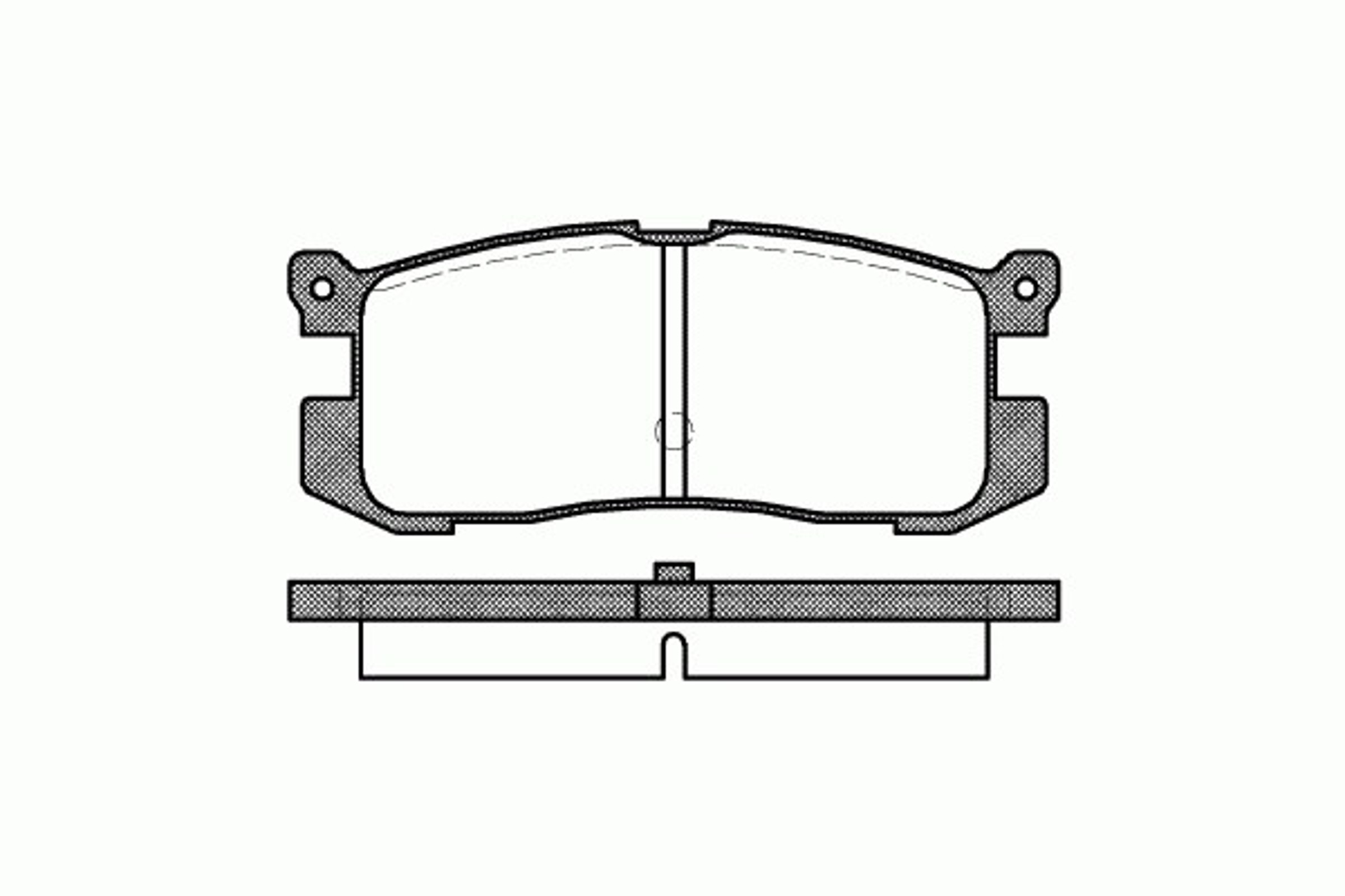 Колодки тормозные дисковые REMSA 0272.00