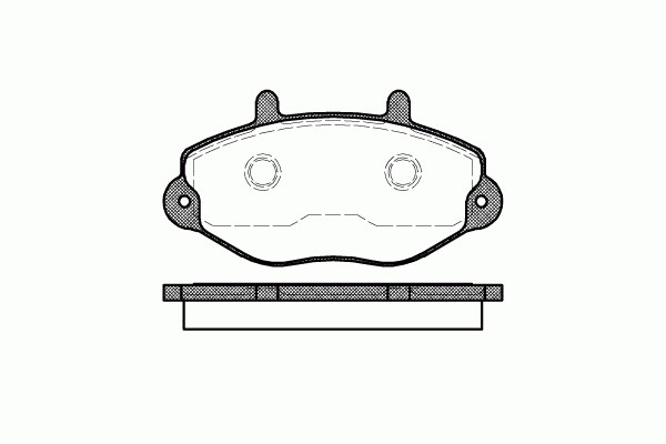 Тормозные колодки REMSA 0392.00