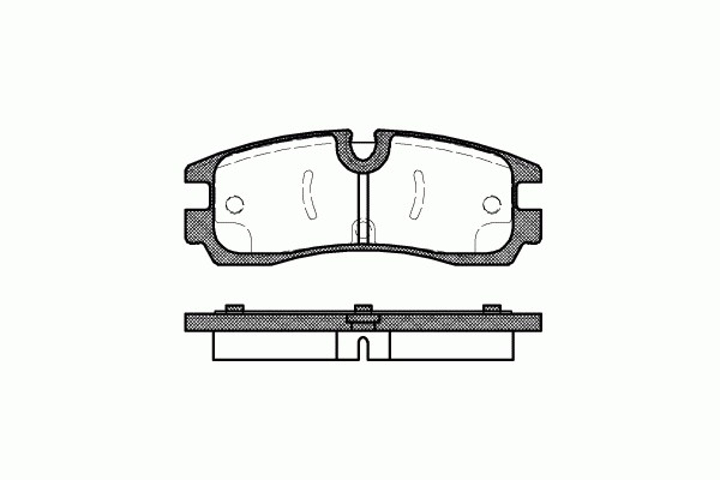 Колодки тормозные дисковые REMSA 0566.30