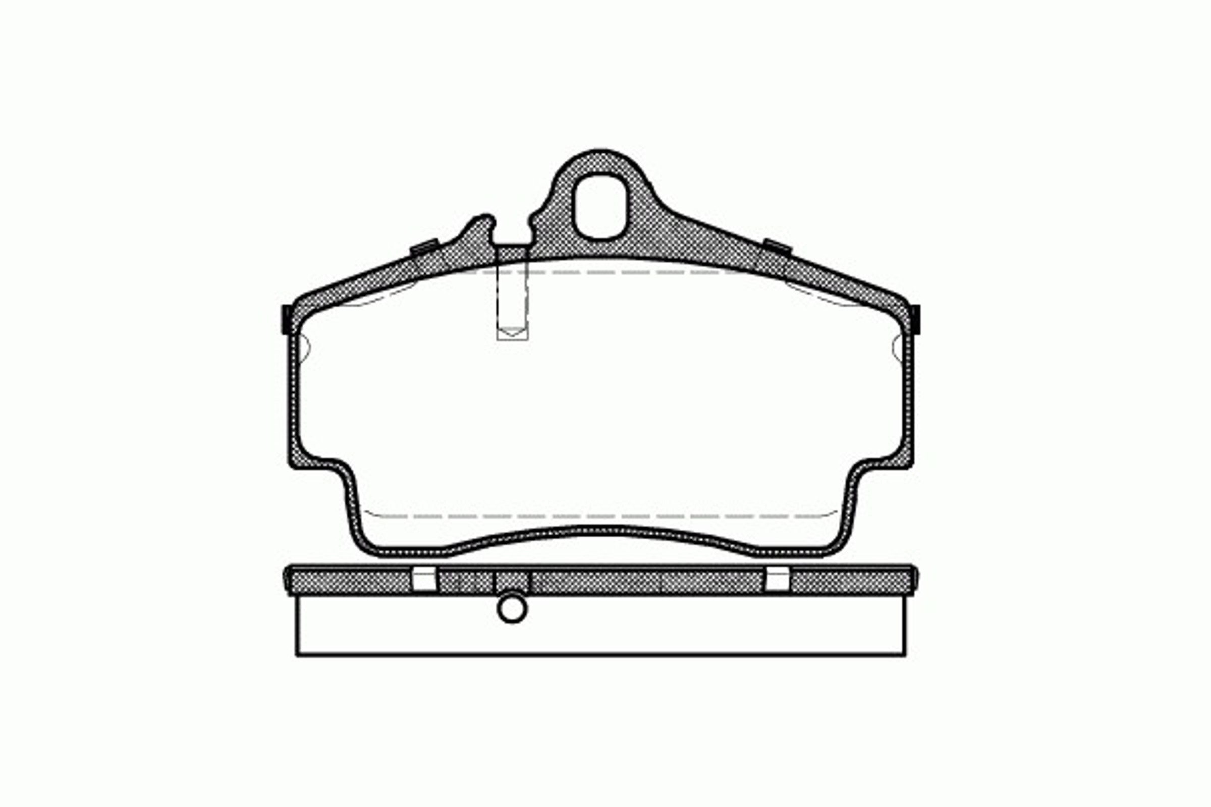 Колодки тормозные дисковые REMSA 0654.00