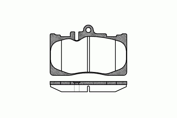 Колодки тормозные дисковые REMSA 0890.00