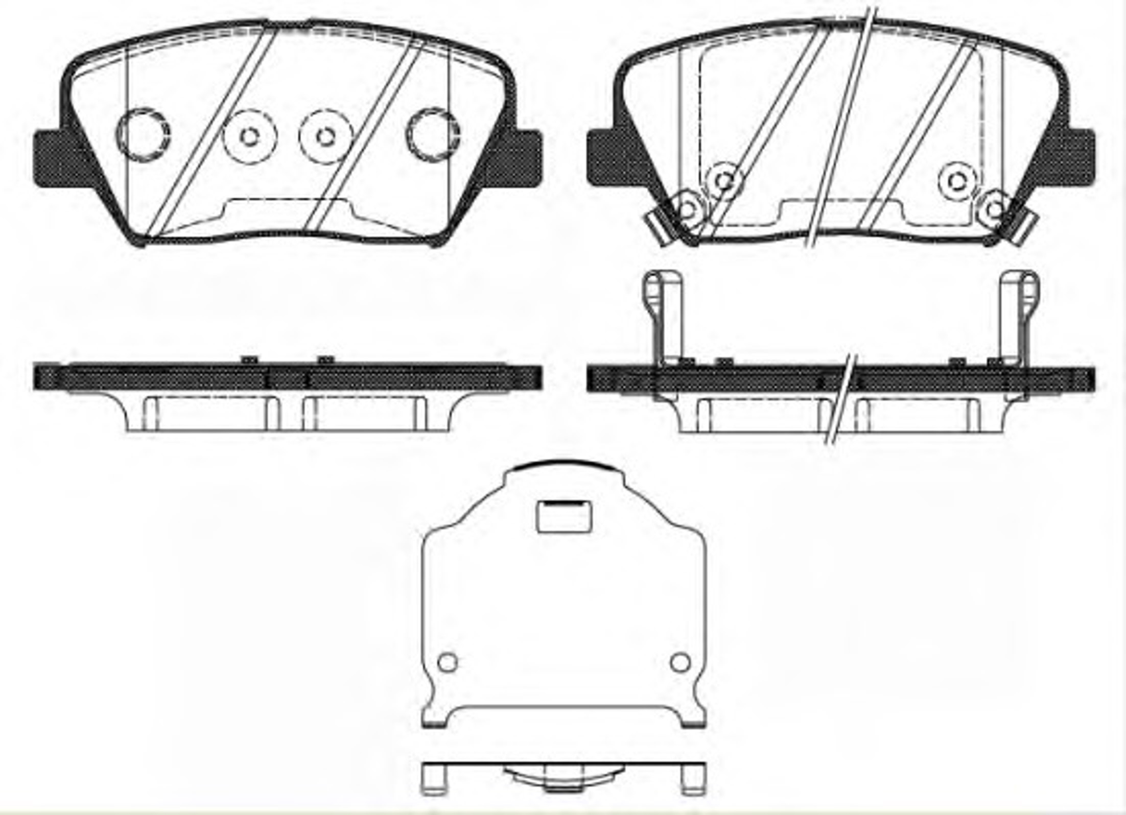 Тормозные колодки REMSA 1412.02