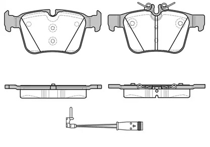 Тормозные колодки REMSA 1516.21