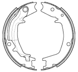 Барабанная тормозная колодка стояночный тормоз