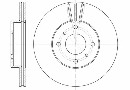 Диск тормозной REMSA 6610.10