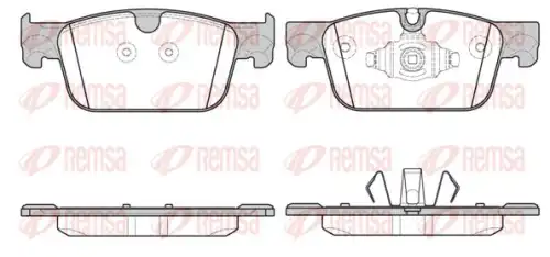 Тормозные колодки REMSA 1692.10