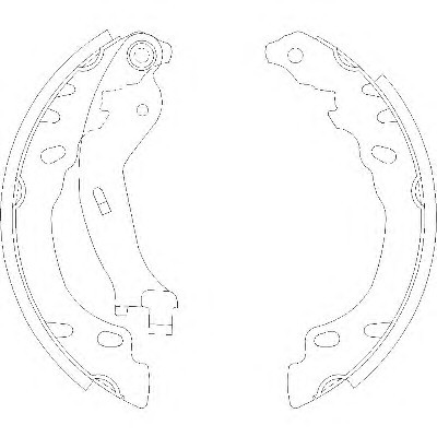 Тормозные колодки REMSA 4158 00