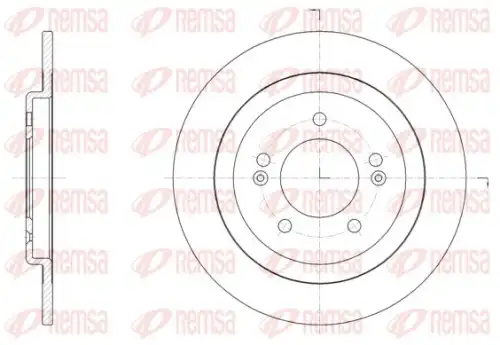 Тормозные диски REMSA 61506.00