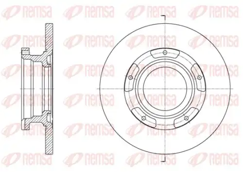 Тормозные диски REMSA 61564.00