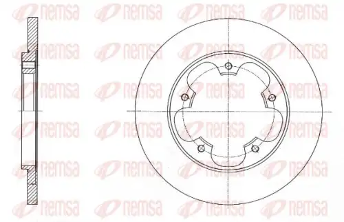 Тормозные диски REMSA 61567.00