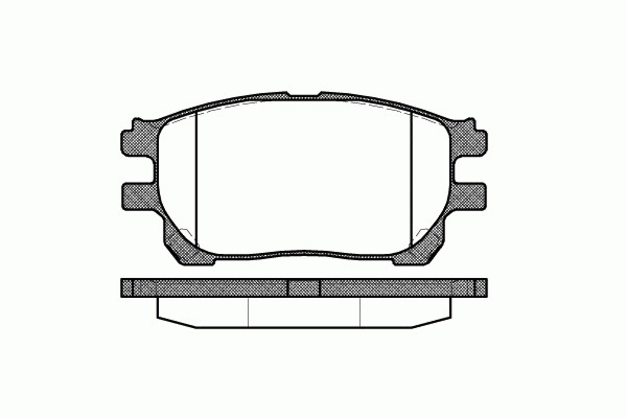 Колодки тормозные дисковые ROADHOUSE 21143.00