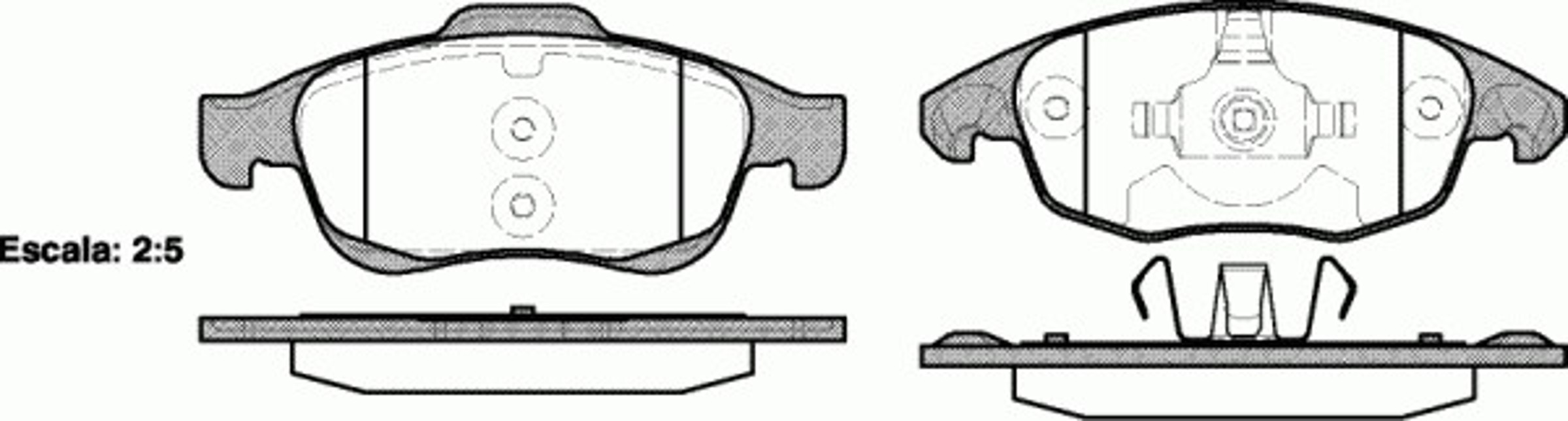 Колодки тормозные дисковые ROADHOUSE 21248.00