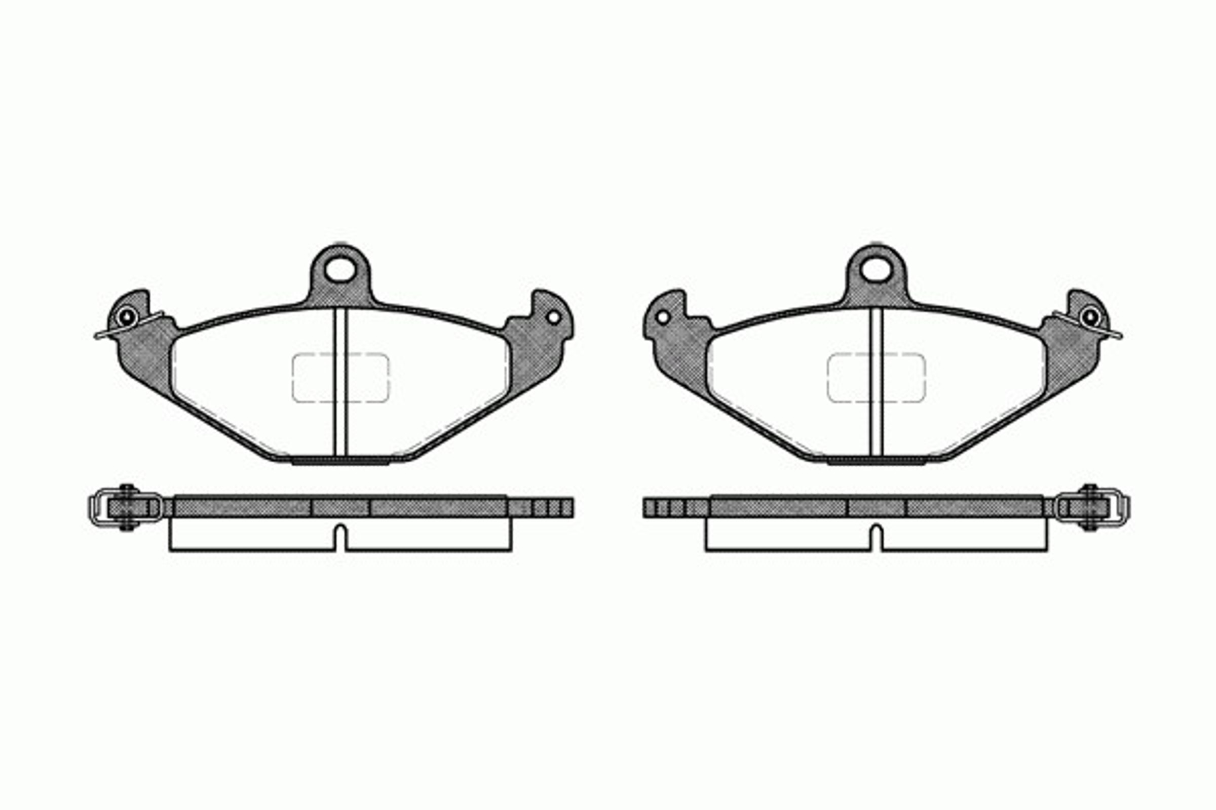 Колодки тормозные дисковые ROADHOUSE 2345.10