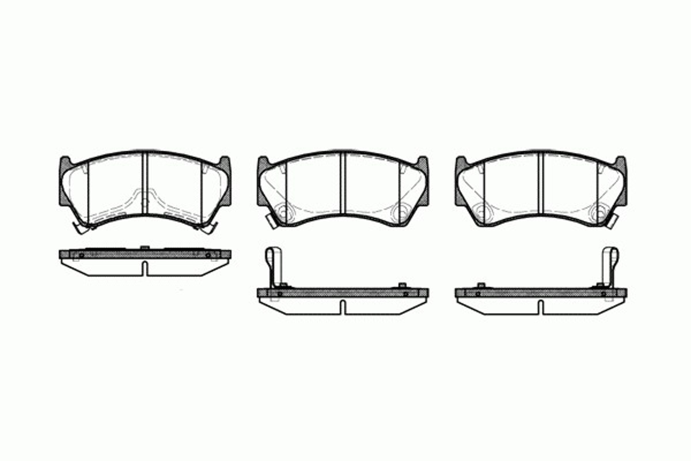 Колодки тормозные дисковые ROADHOUSE 2592.12