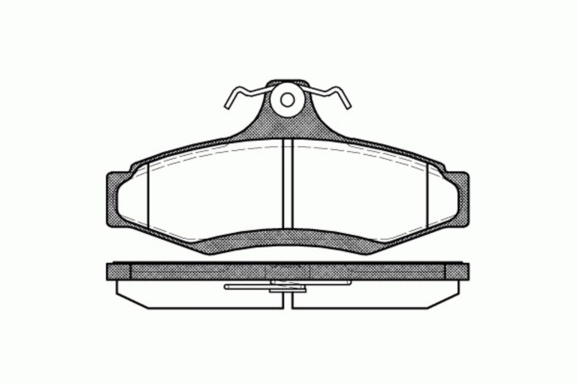 Колодки тормозные дисковые ROADHOUSE 2646.10