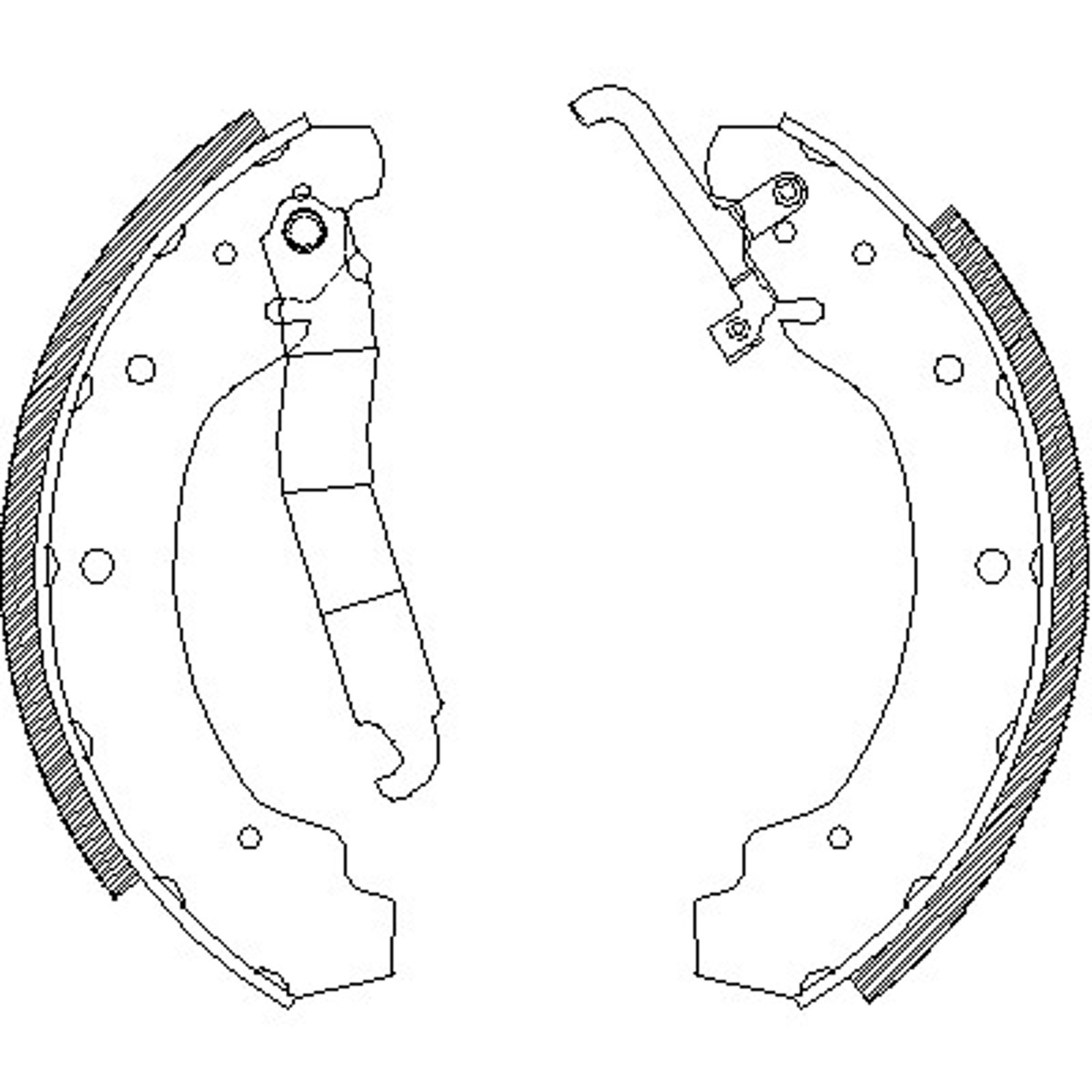 Колодки тормозные барабанные ROADHOUSE 4692.01