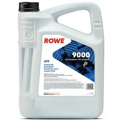 Масло трансмиссионное hightec atf 9000 (5л) ROWE 25020005099