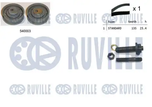 Ремкомплект привода грм RUVILLE 550071