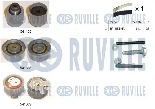 Ремкомплект привода грм RUVILLE 550126
