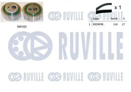 Ремкомплект привода грм RUVILLE 550224