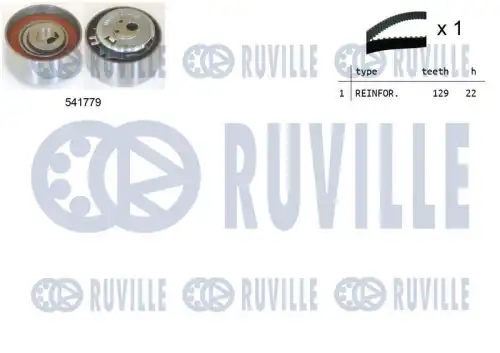 Ремкомплект привода грм RUVILLE 550264