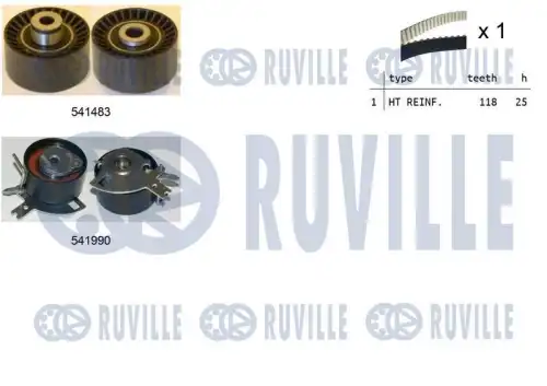 Ремкомплект привода грм RUVILLE 550280