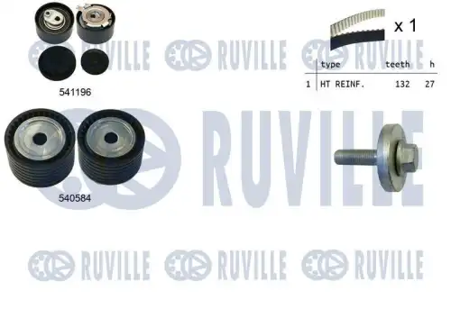 Ремкомплект привода грм RUVILLE 550357