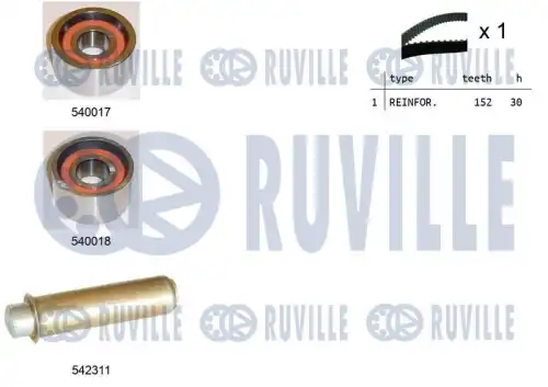 Ремкомплект привода грм RUVILLE 550392