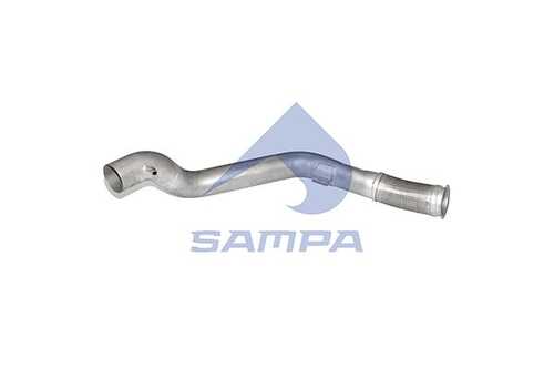 Sa060.410 труба глушителя приемная 2изг с гофрой SAMPA 060.410