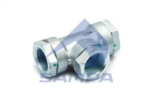 Sa093.202 клапан двухмагистральный 10барм22x1.5 SAMPA 093.202