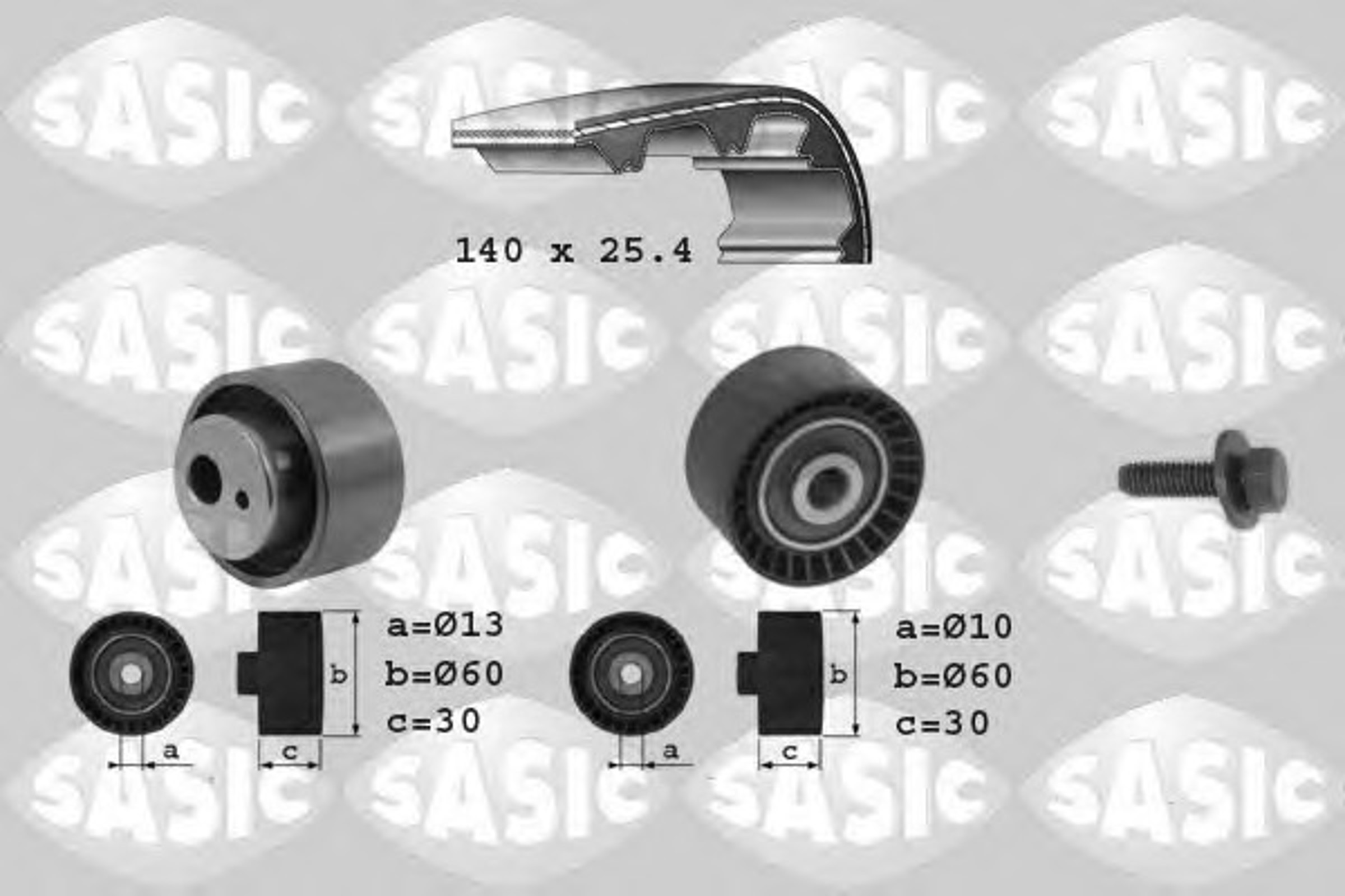 Комплект грм SASIC 1750009