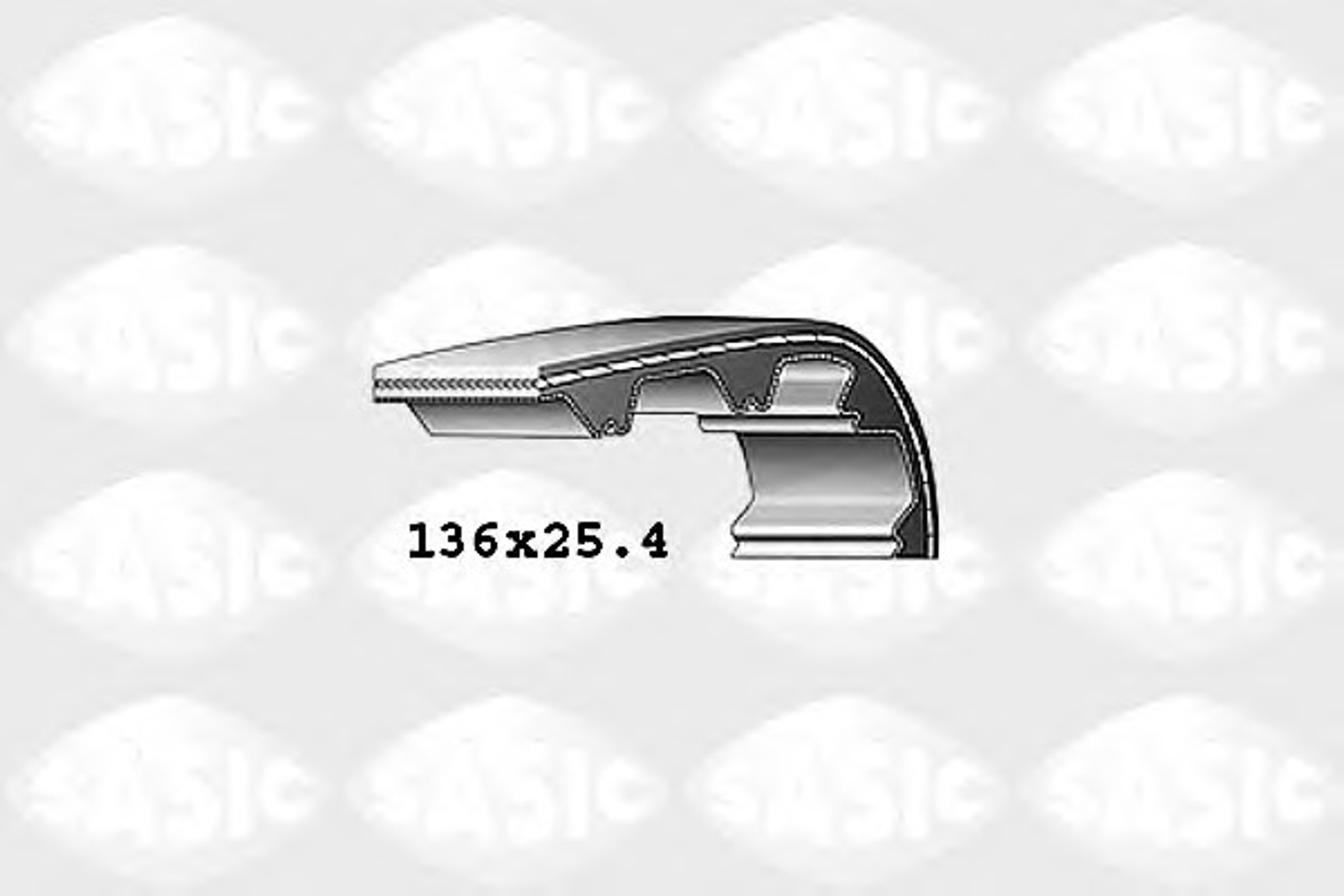 Ремень грм SASIC 1760013