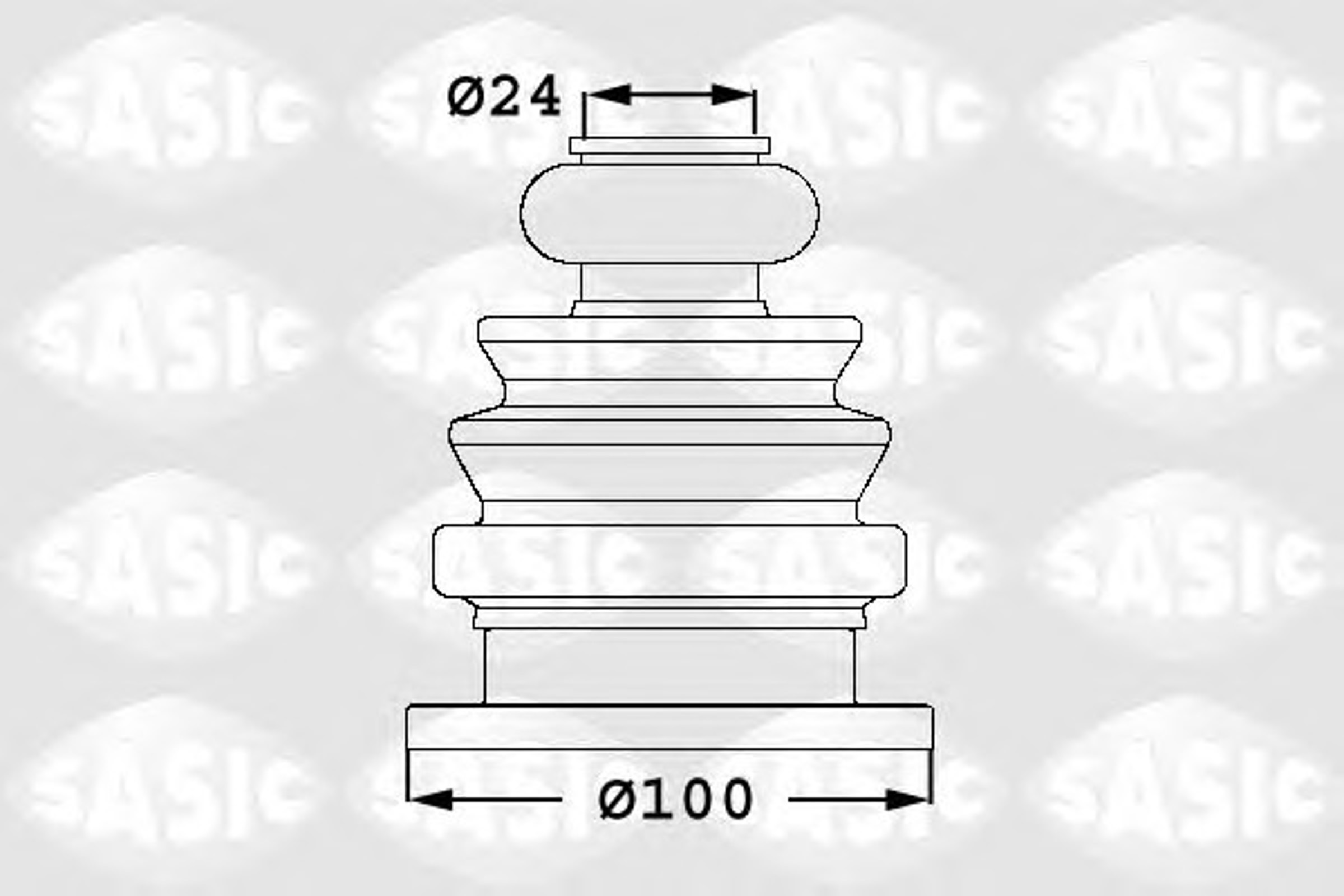 Пыльник шруса SASIC 1906022