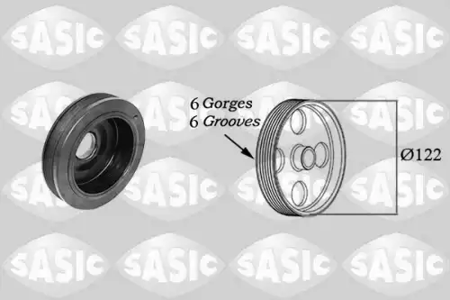 Шкив коленвала renault espace je laguna i laguna i nevada megane i /break / c sasic SASIC 2154025