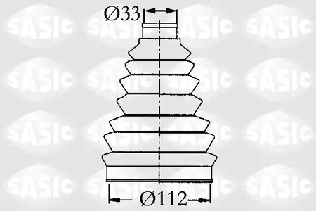 Пыльник шруса SASIC 2933073